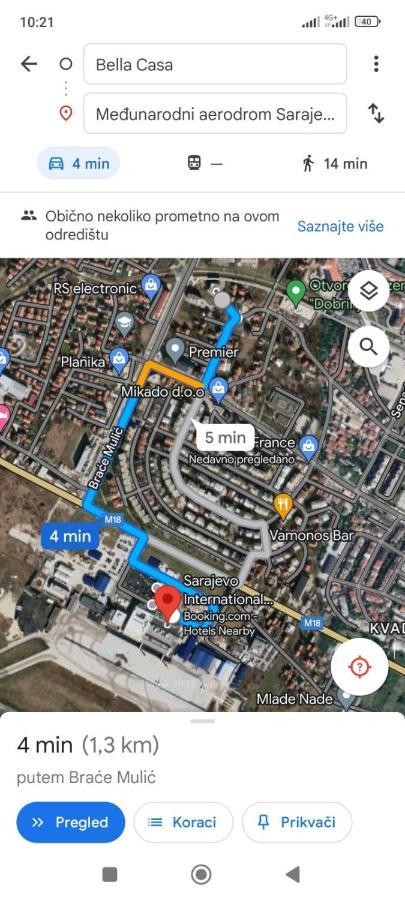 Apartment Bella Casa Free Parking Сараево Экстерьер фото